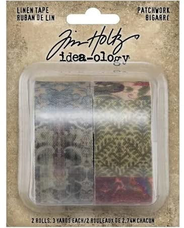 Tim Holtz Idea-Ology, Linen Tape Patchwork