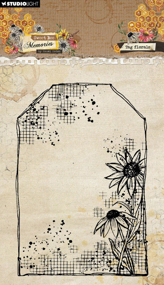 Hazel Eaton - Sweet Bee Memories Tag Florals
