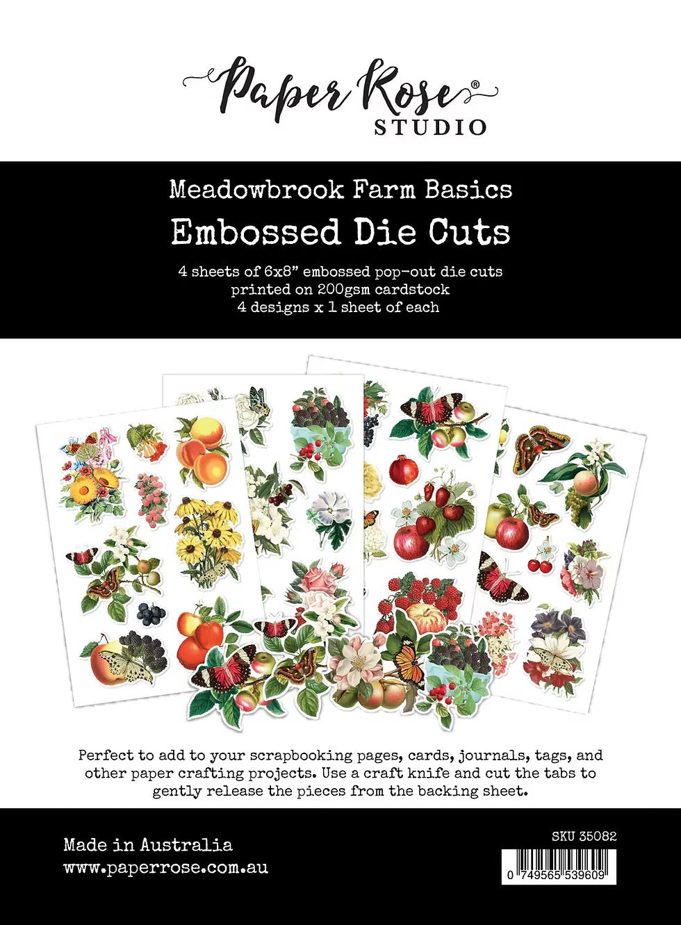 Paper Rose Meadowbrook Farm Basics Embossed Die Cuts 35082