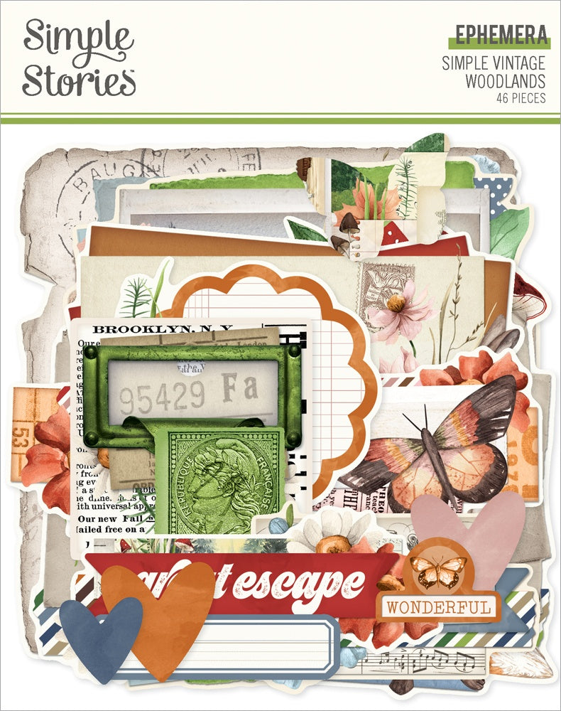 Simple Stories Ephemera - Simple Vintage Woodlands