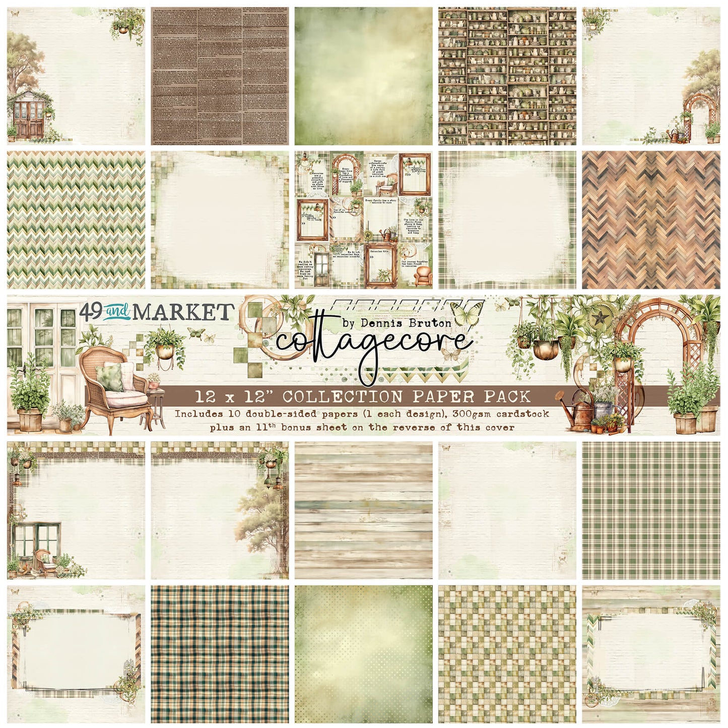 Cottagecore – 12 x12 Collection Pack