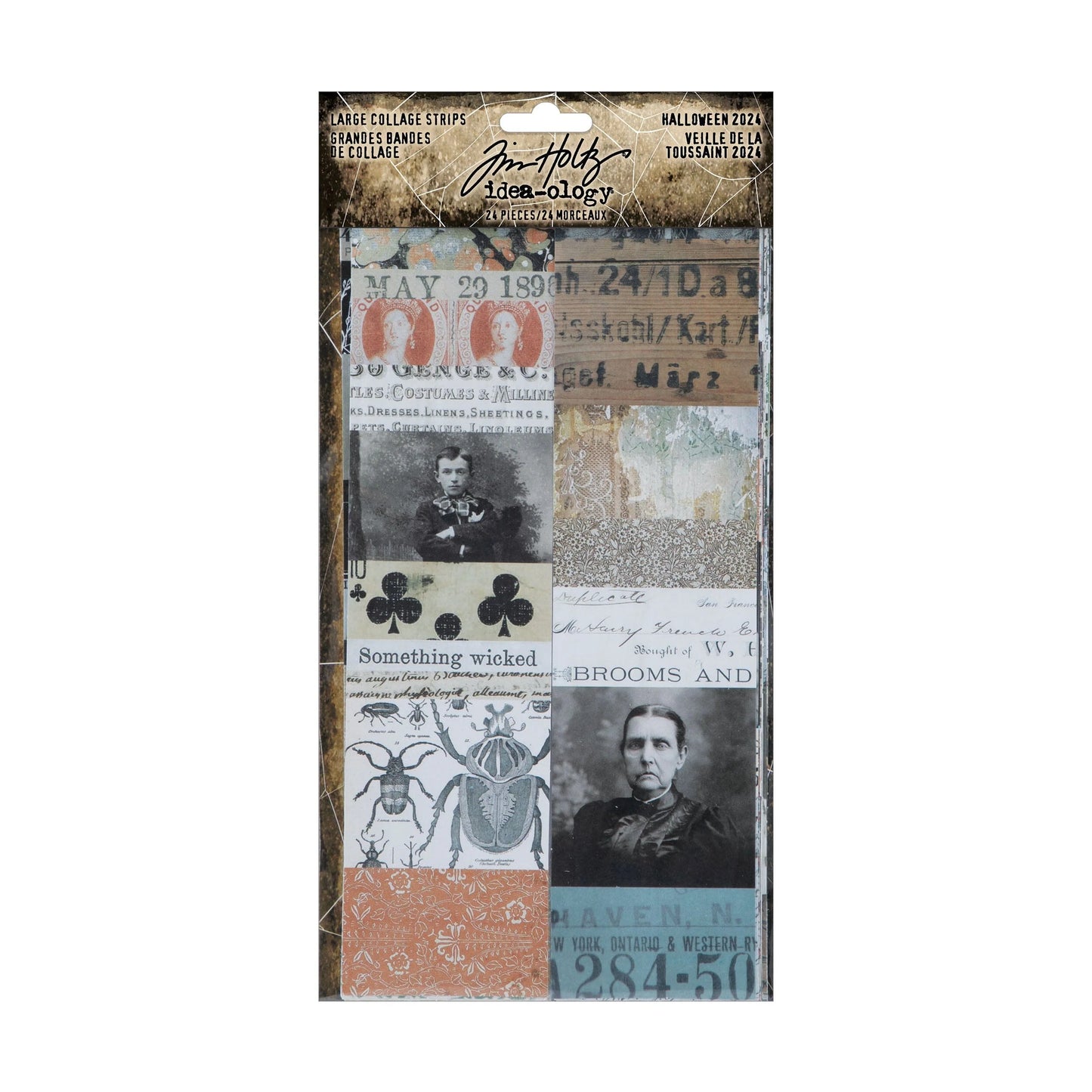 Tim Holtz Idea-ology Halloween 2024 Collage Strips