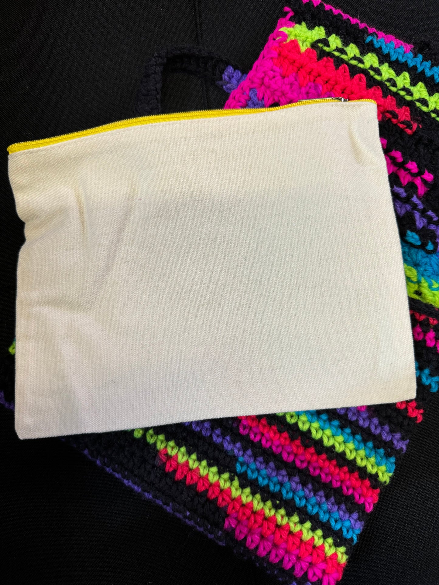 Grandmas Goodies Crocheted Clutch With Detachable Liner