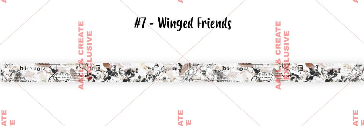 AALL & Create #7 | Winged Friends | Washi Tape