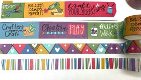 Crafters Funny Sayings Washi Tape Set of 3