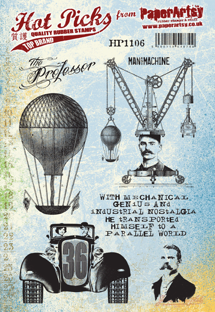 Paper Artsy - Rubber Stamp Set - Hot Picks 1106