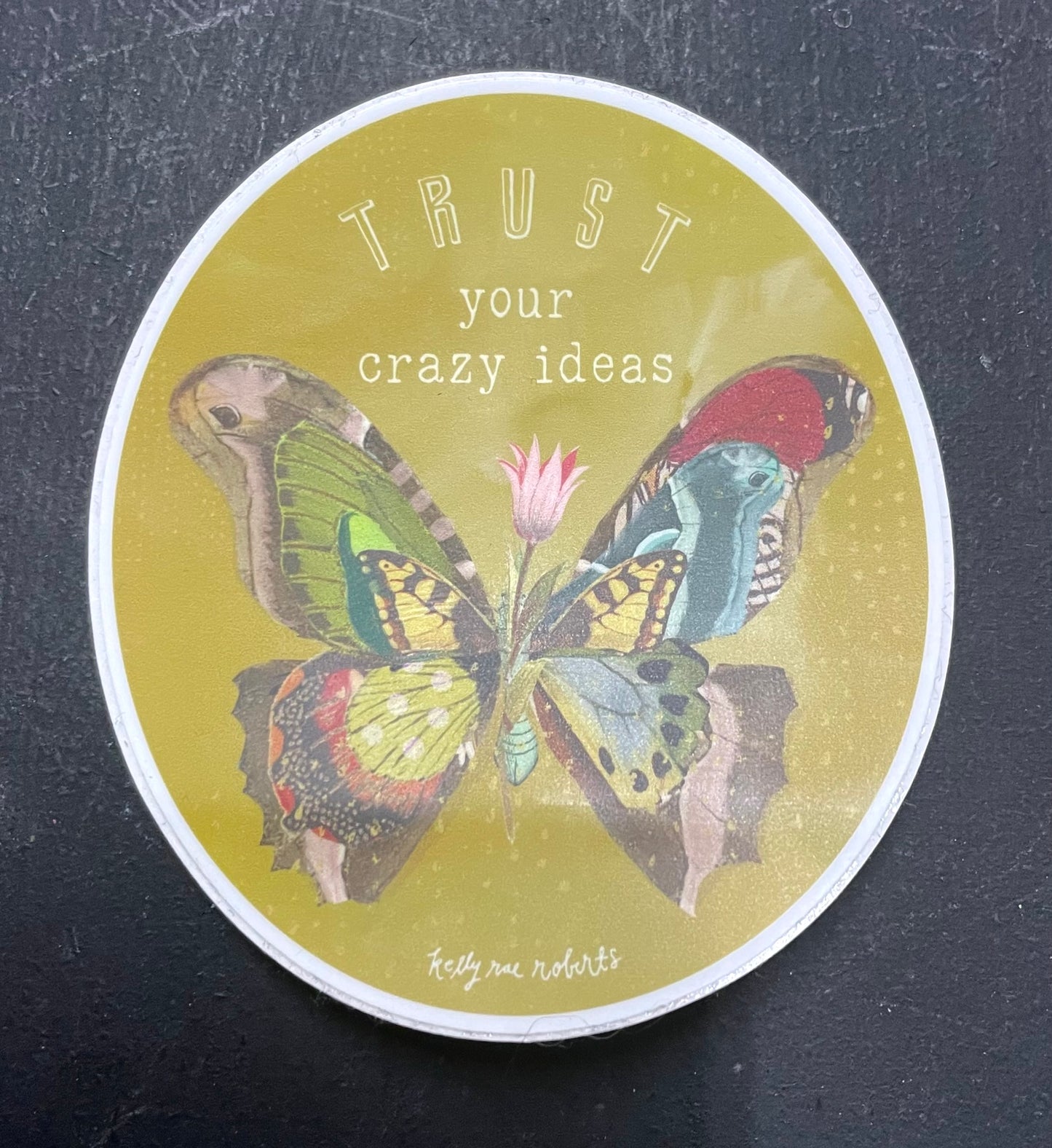 Trust Your Crazy Ideas Sticker