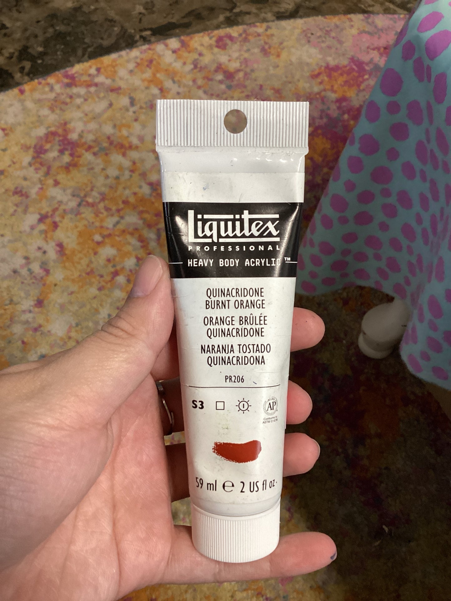 Liquitex | Quinacridone Burnt Orange | Heavy Body Acrylics