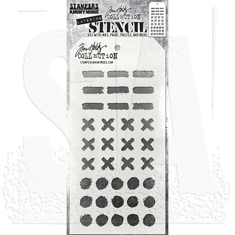 Stampers Anonymous Tim Holtz Collection Layering Stencil