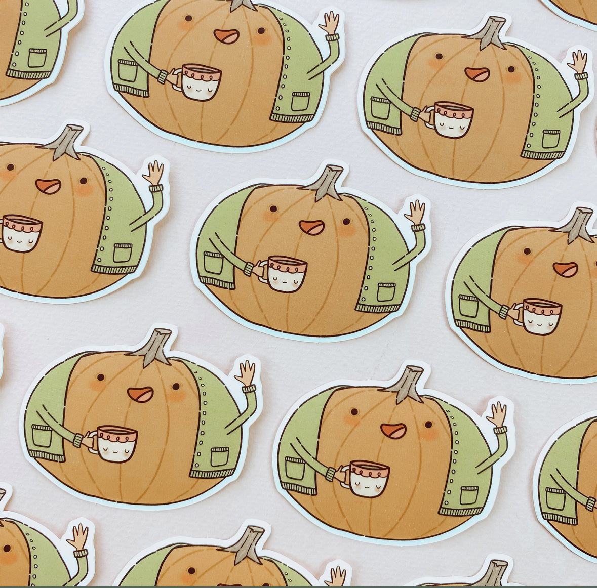 Pumpkin Spice Pal - Matte Vinyl Sticker