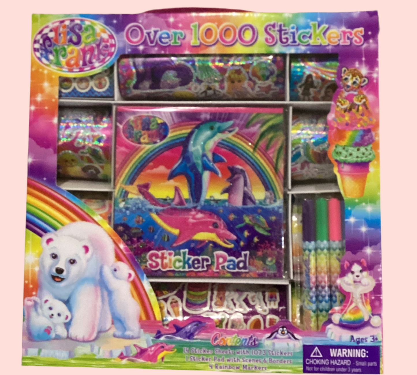 Lisa Frank - Sticker Pad