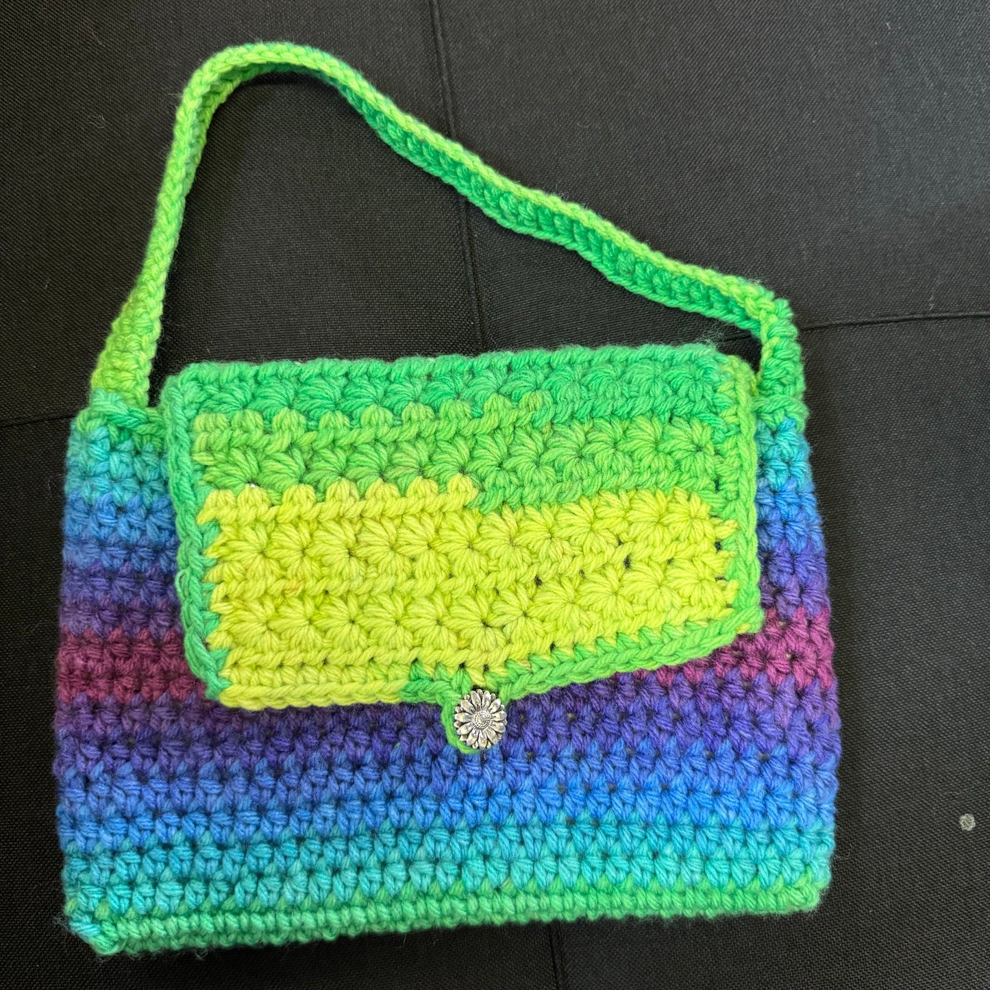 Grandmas Goodies Crocheted Clutch With Detachable Liner