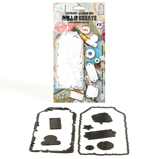 30 - DIE-CUTTING DIE SET - TAGGLETASTIC