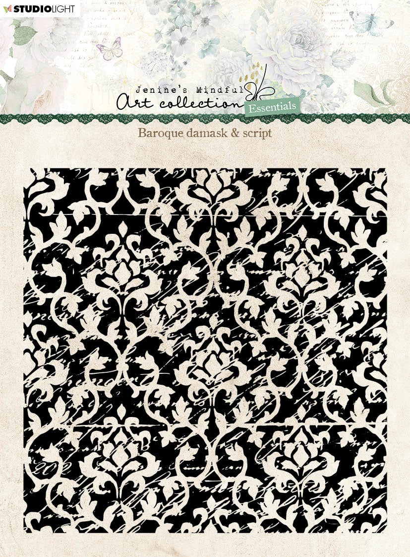 Studio Light | Baroque Damask & Script | Jenine’s Mindful Art Collection Essentials