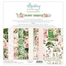Mintay Peony Garden 12 x 12 Paper Set