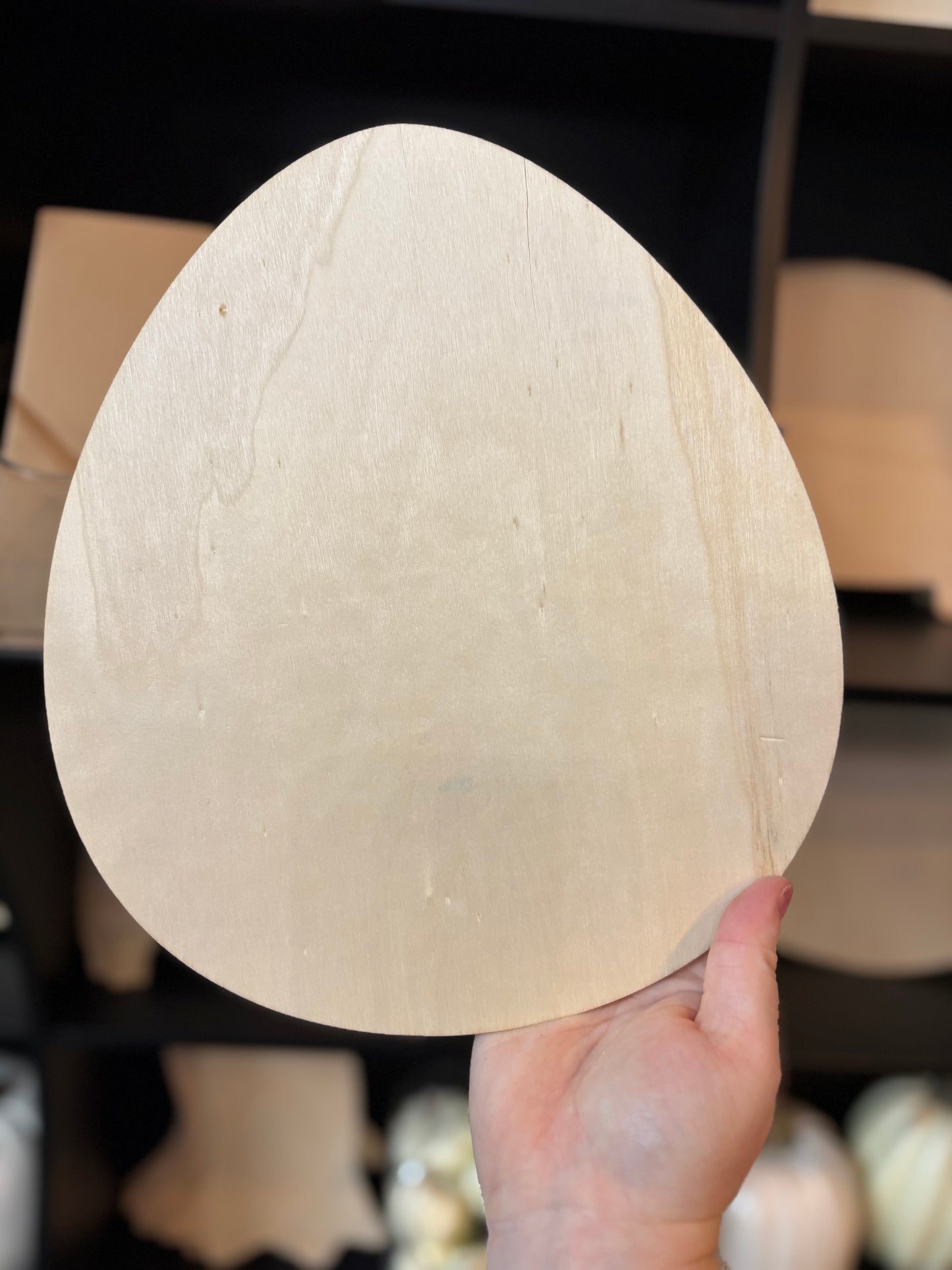 Wooden Egg Door Hanger