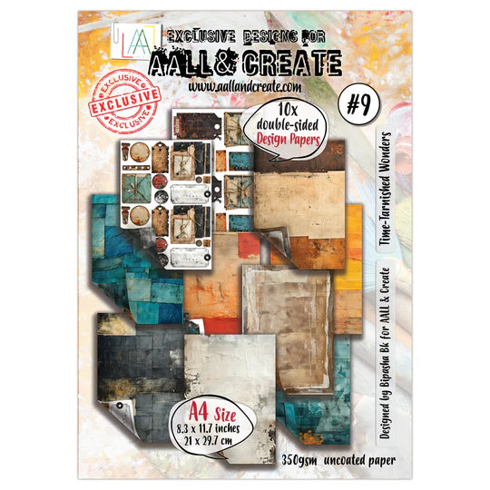 #09 - A4 DESIGN PAPER - TIME-TARNISHED WONDERS