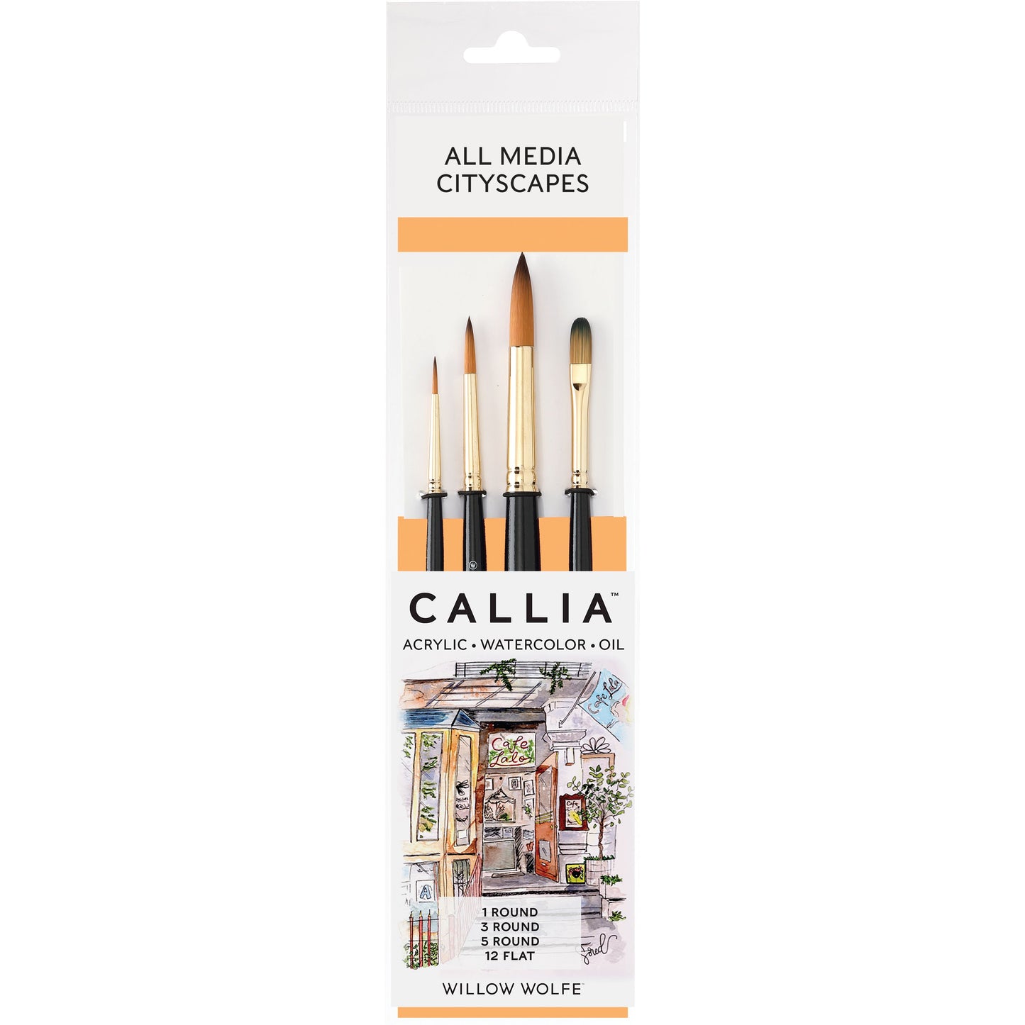 Callia - All Media Brushes 4pc Set