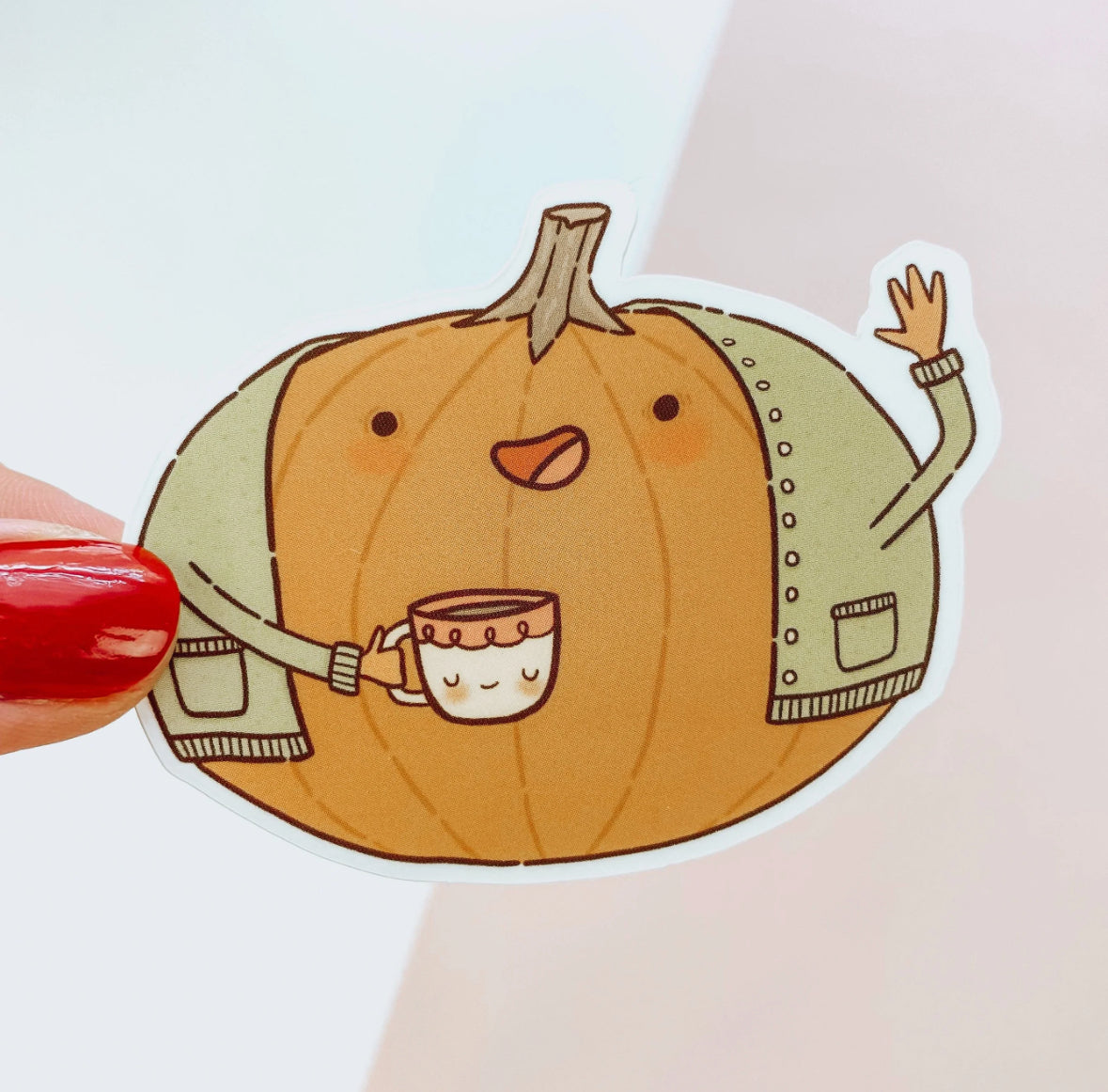 Pumpkin Spice Pal - Matte Vinyl Sticker