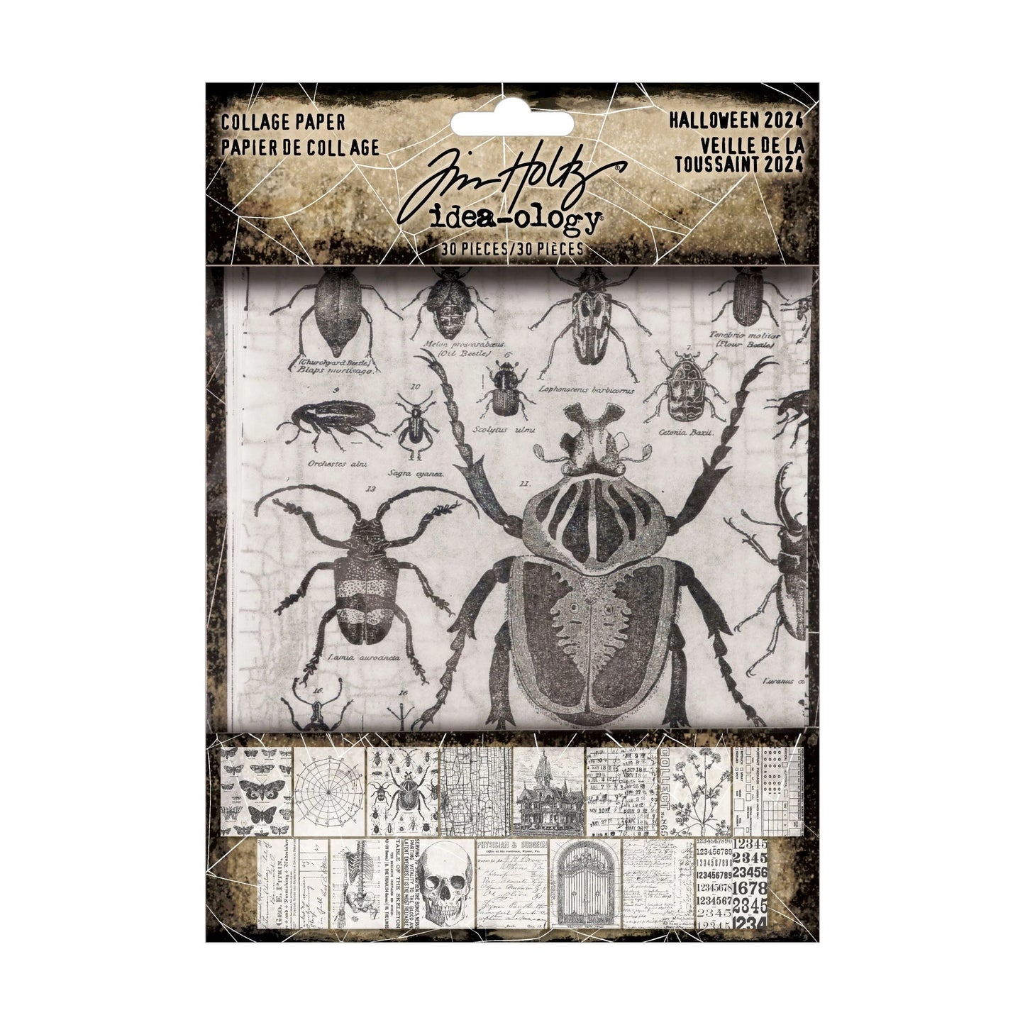 Collage Paper Halloween 2024 Tim Holtz Ideology