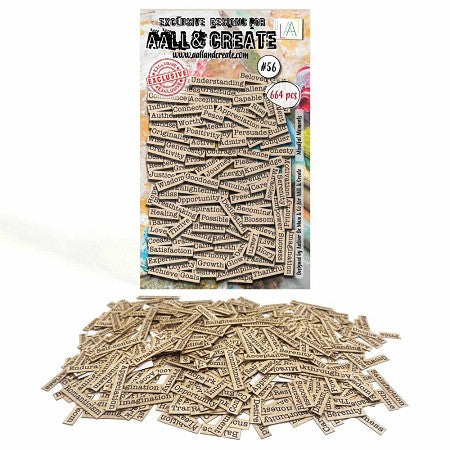 AALL & Create #56 - A6 Ephemera Die-Cuts - Mindful Moments