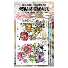 AALL & Create #1249 - A6 Stamp Set - Petal Pop
