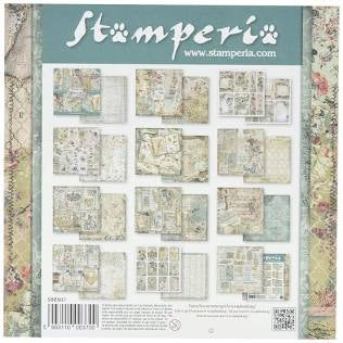 Stamperia Imagine 8x8 Inch Paper Pack (SBBS07)for Scrapbooking