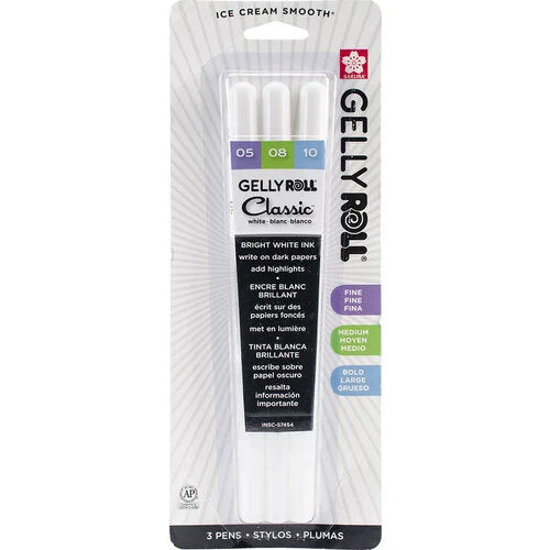 Sakura Gelly Roll Classic Pens -- White