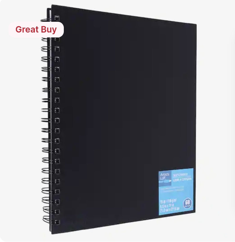 Spiralbound Sketchbook by Artist's Loft™, 8.5" x 11"