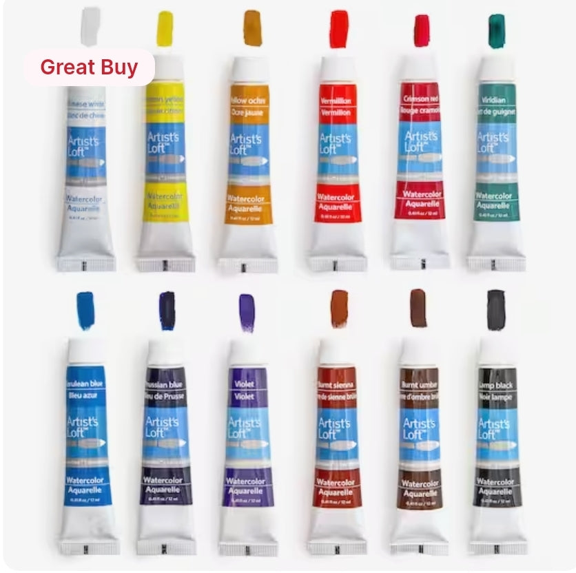 Watercolor Paint Set by Artist's Loft™ Fundamentals™