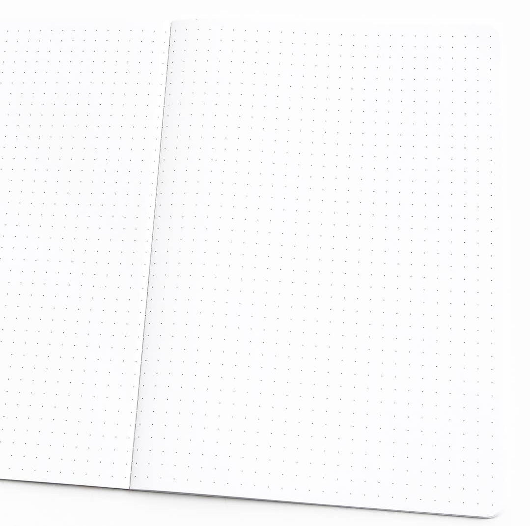 Strawberry & Daisy Dot Grid Journal • Pippi Post
