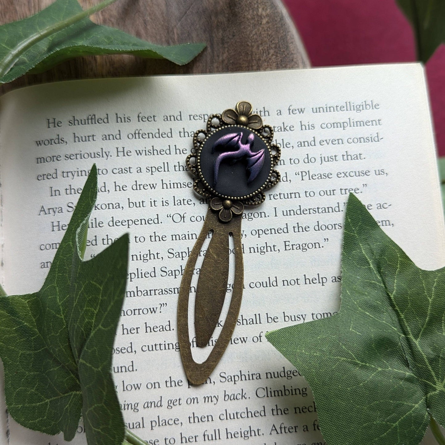 Purple Shift Dragon Bookmark