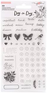 American Crafts™ Maggie Holmes Day-To-Day Planner Clear Stamp Set