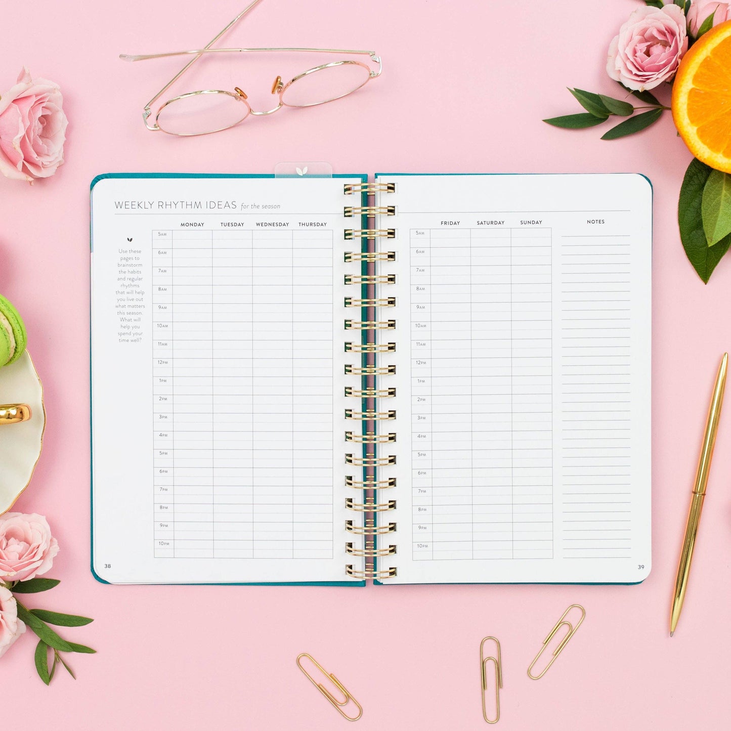 Fresh Start Daily Goal Planner® | Undated (Ivy Spiral)