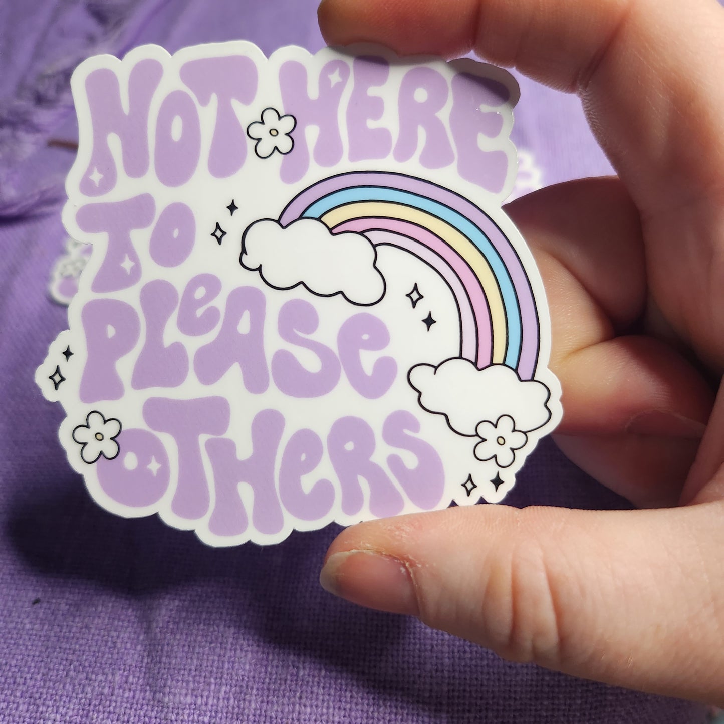 Not Here To Please Other's Sticker