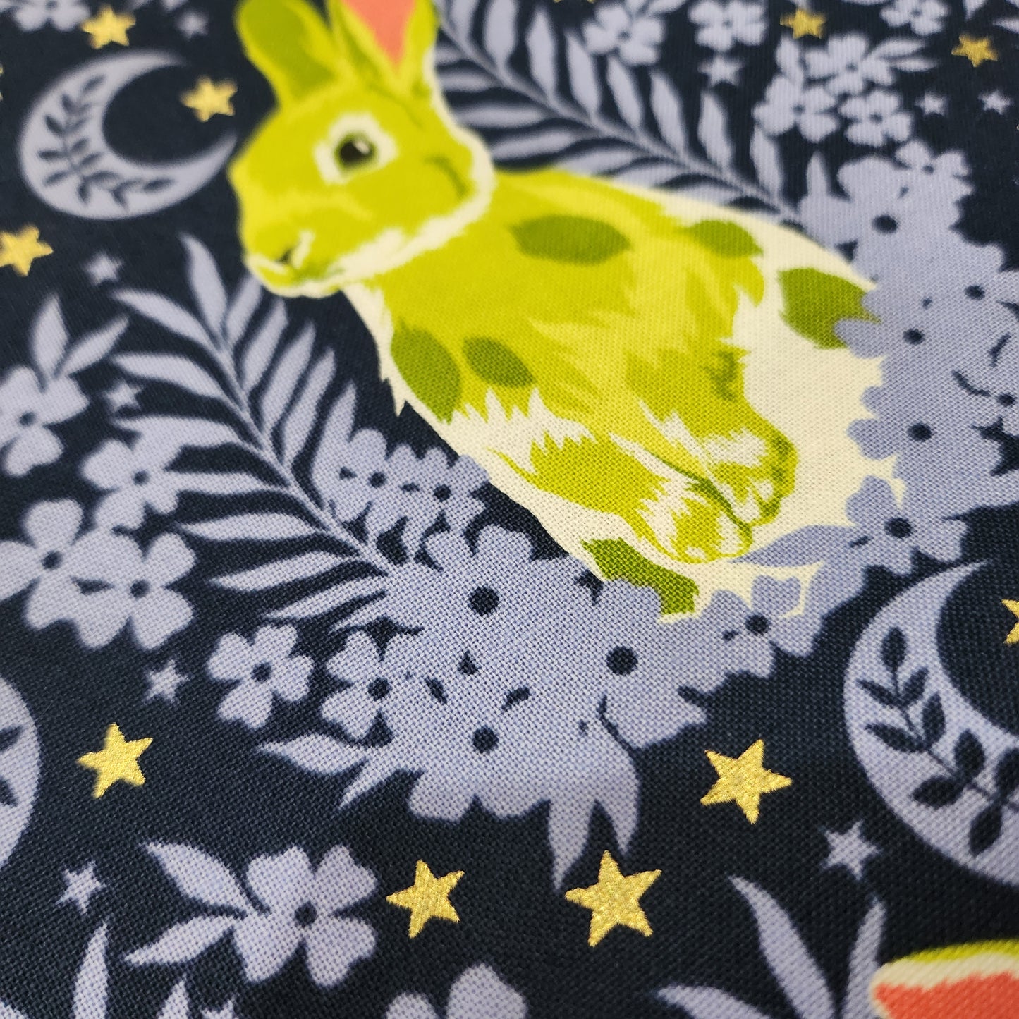 Hop To It - Bluebell || Metallic Besties - Tula Pink