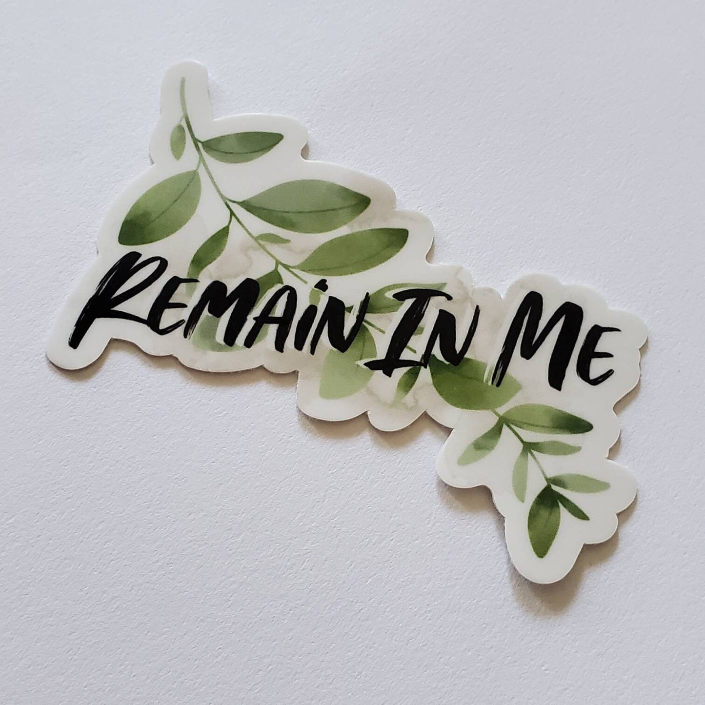 Remain In Me John 15 4 5 Vine And Branches Christian Sticker
