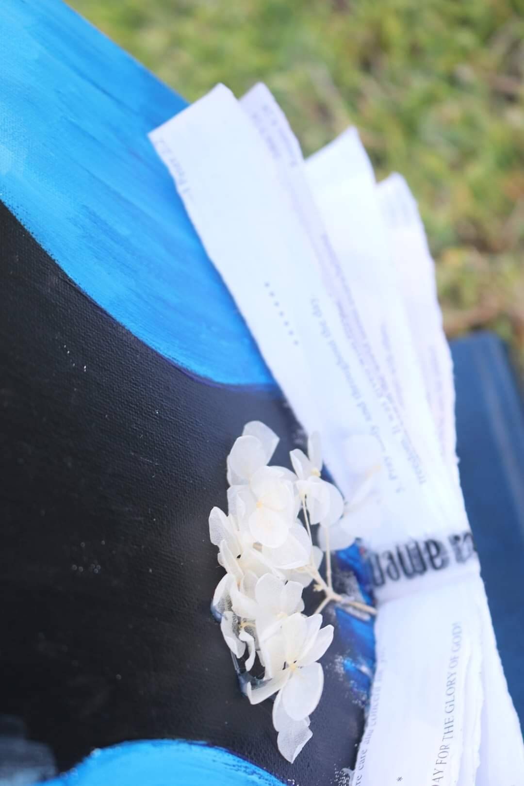 Renewed Mind Romans 12 2 Mixed Media Collage Canvas Home Decor