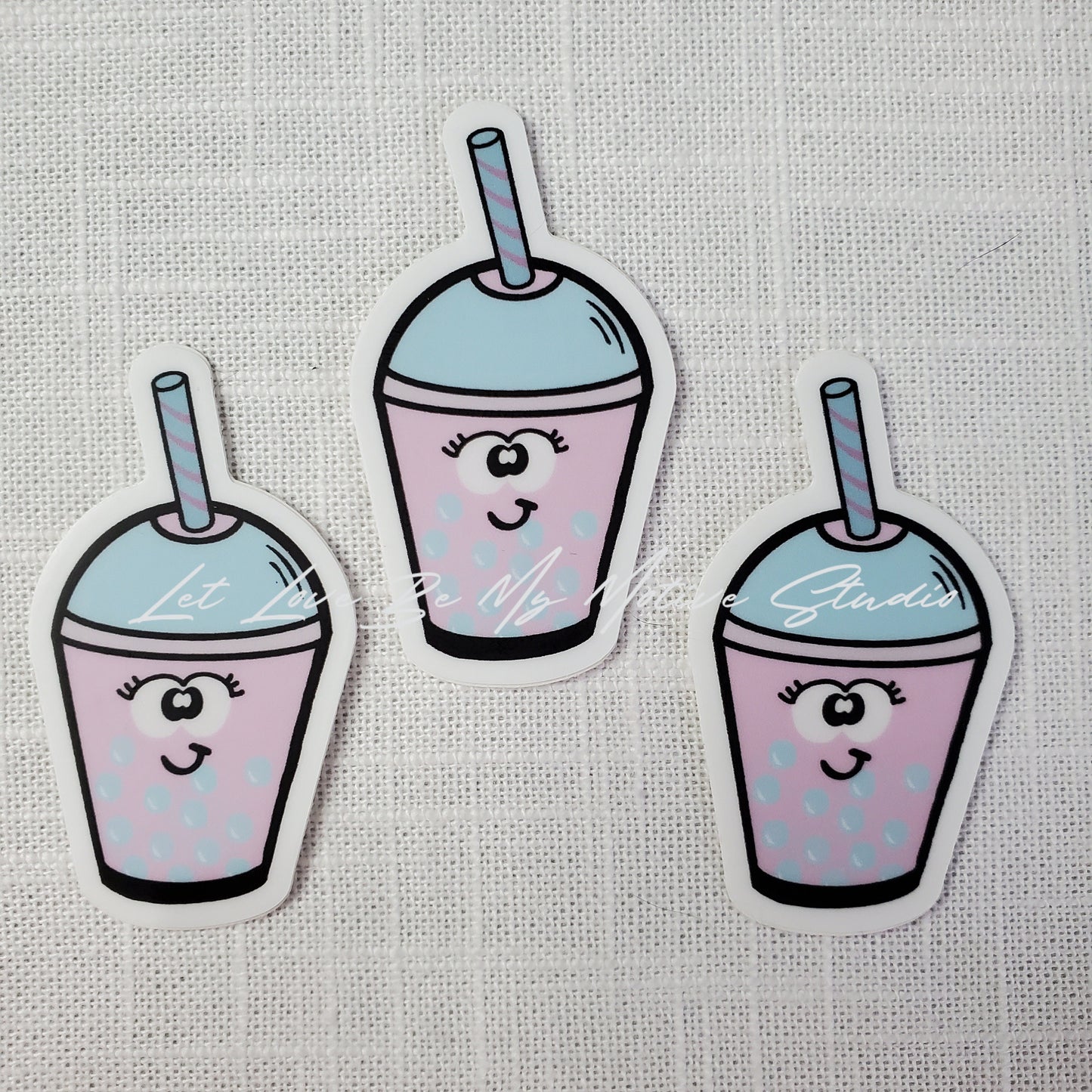 Cute Boba Tea Small Sticker