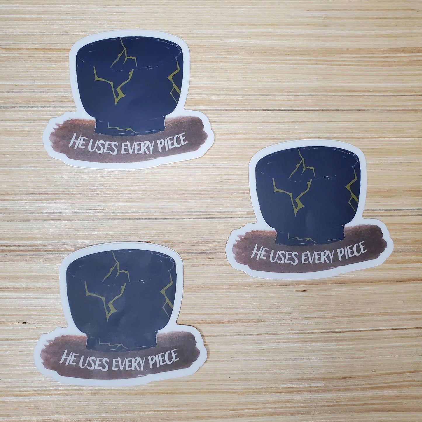 Kintsugi Pottery Method Christian Mental Health Sticker