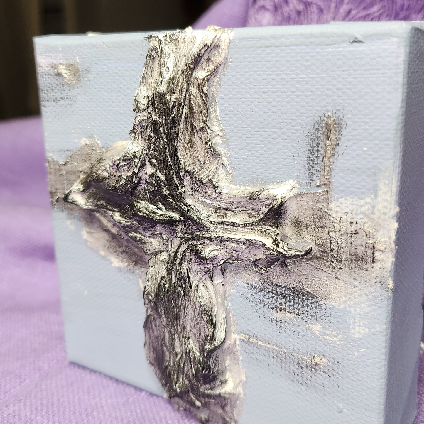 Sculpted Cross Home Decor, Cross Decor, Cross Canvas