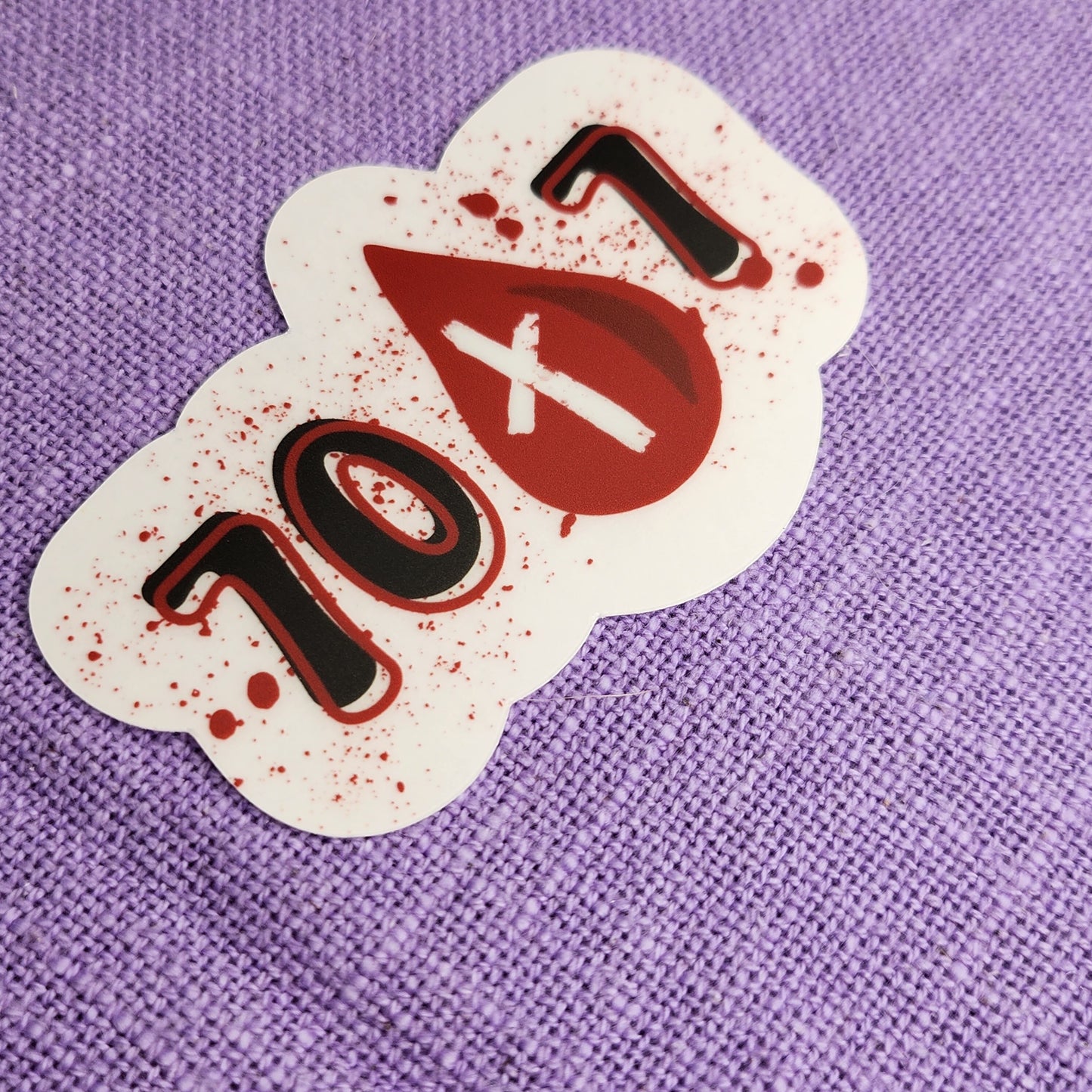 Forgiveness Sticker, Seventy Times Seven, Mental Health Sticker, Healing Sticker, Matthew 18 Clear Vinyl Sticker