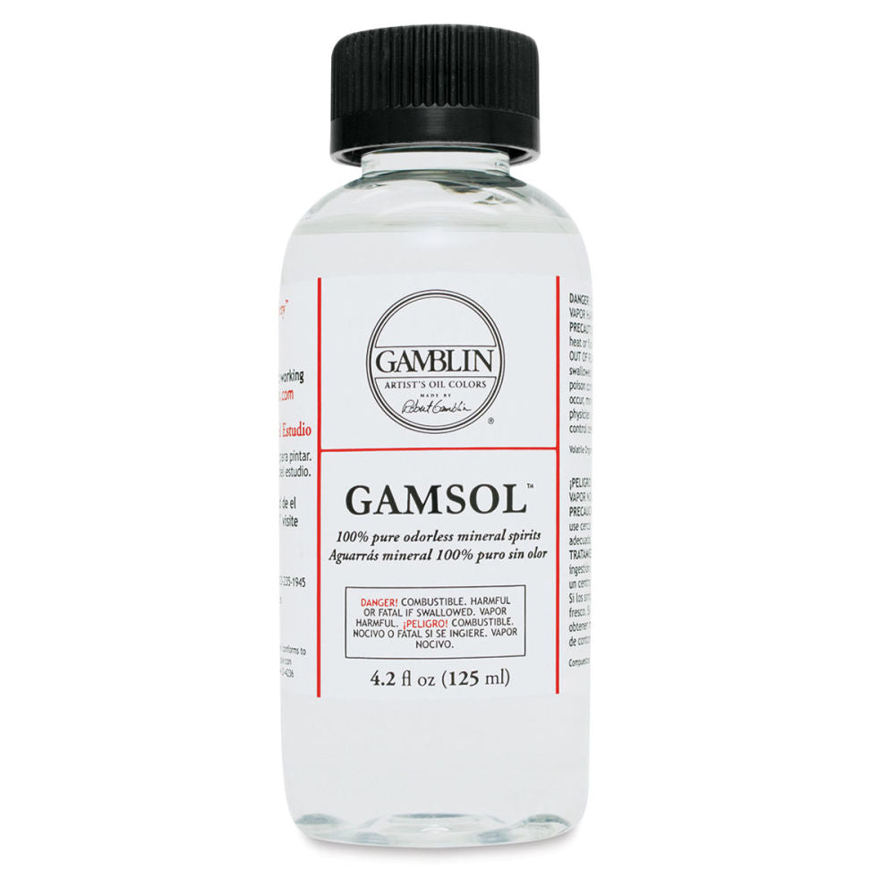 Gamblin Gamsol Odorless Mineral Spirits -- 2OZ