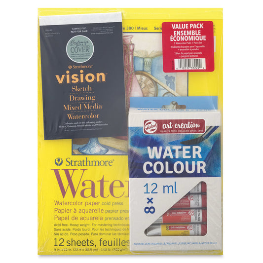 Watercolor + Drawing Value Pack