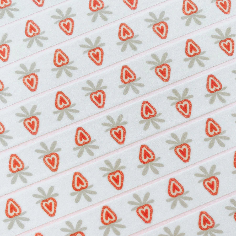 Strawberry Dream Glitter Washi Tape