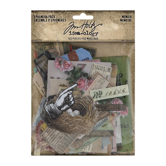 Tim Holtz idea-ology EPHEMERA PACK MEMOIR