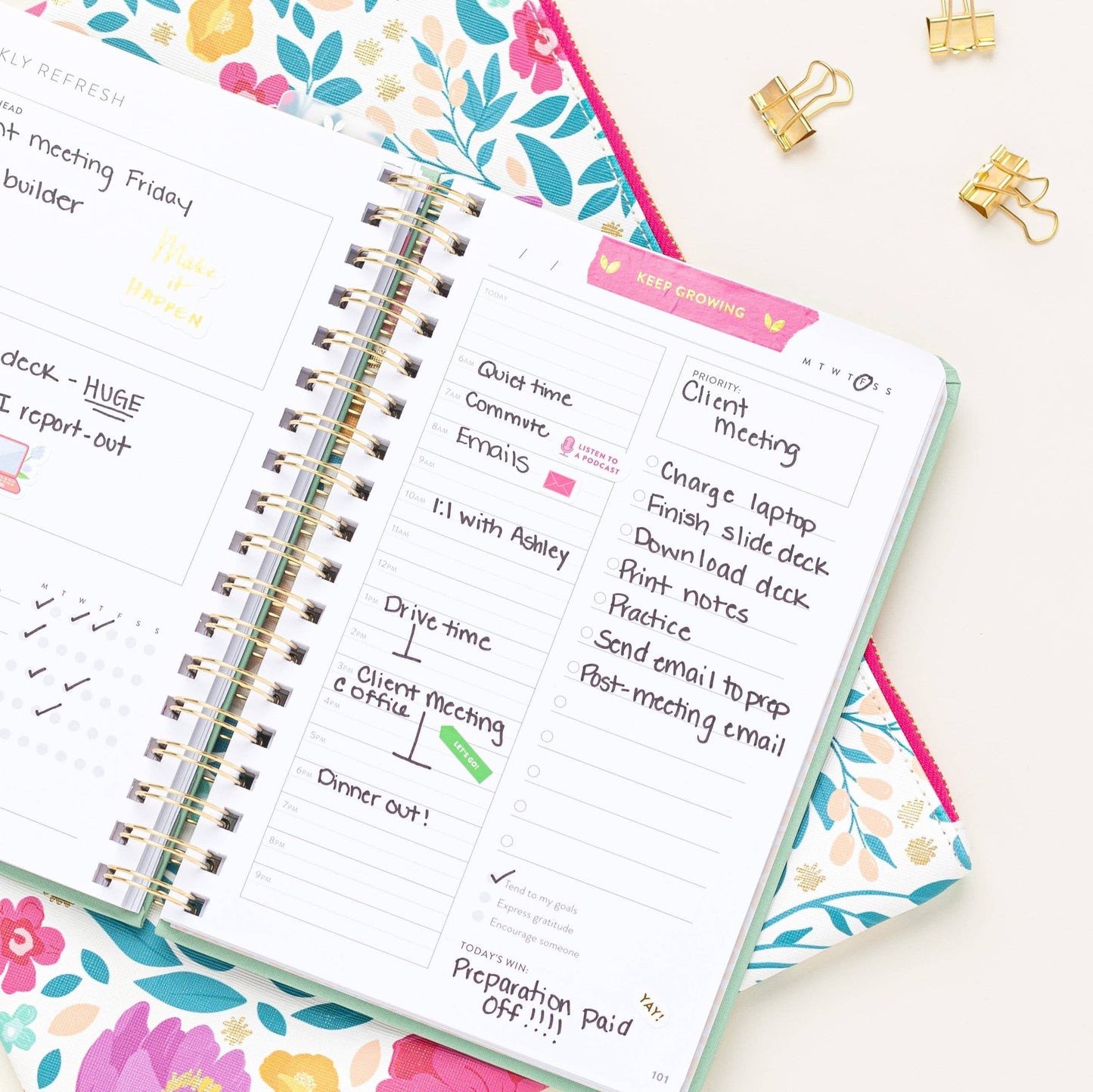 Fresh Start Daily Goal Planner® | Aloe