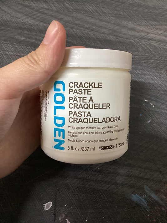 Golden | Crackle Paste