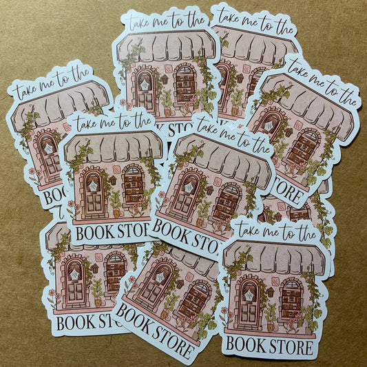 SALE Mini 2" Stickers - Book Store