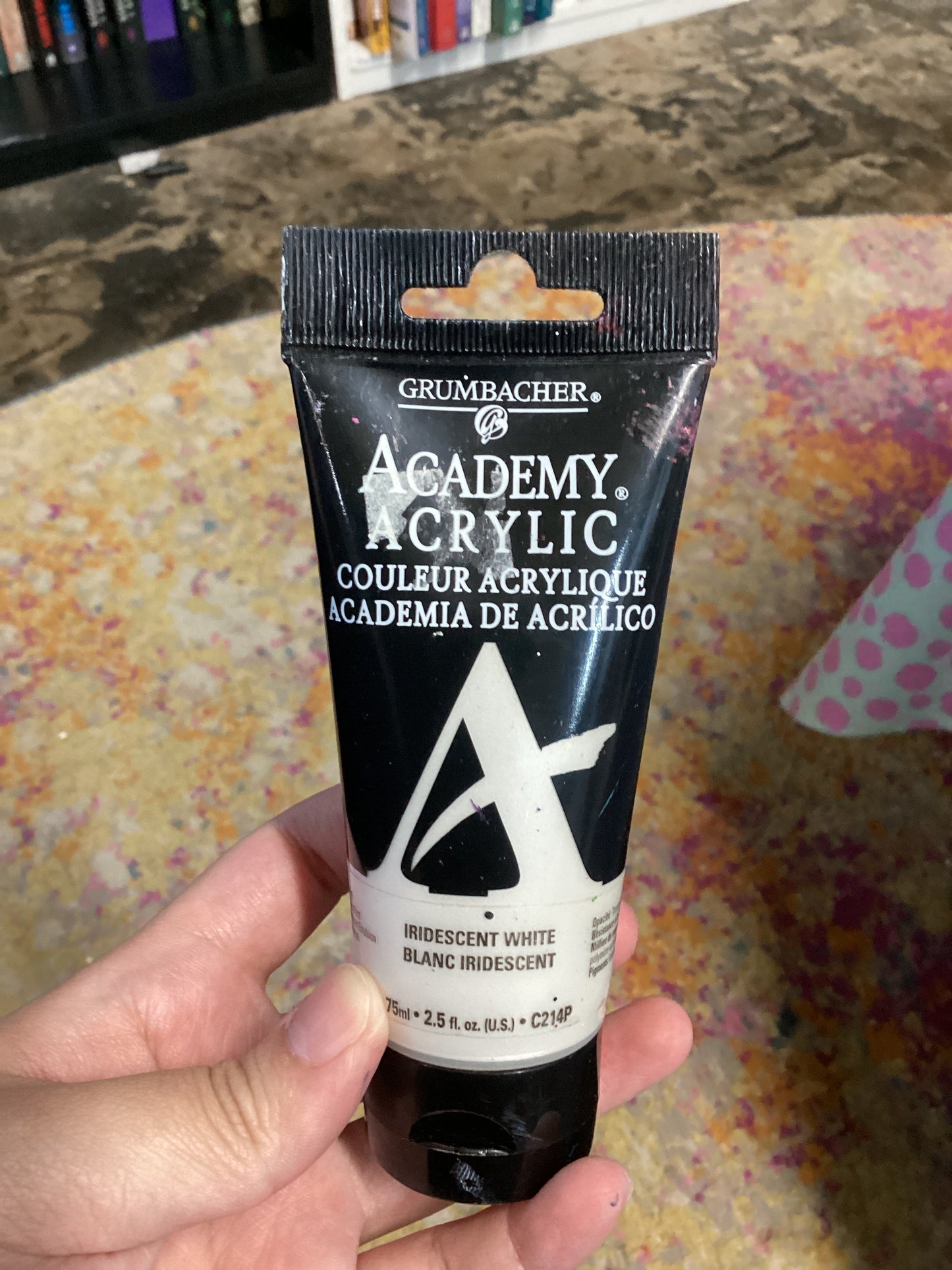 Grumbacher | Iridescent White | Academy Acrylic